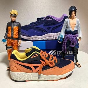 【非売品】新品 正規品 NARUTO ナルト×ミズノ コンテンダー サスケ バカ履き 26㎝/岸本斉史 スニーカー コラボ 限定 MIZUNO