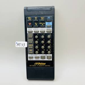 AY33★動作保証あり　Victor テレビ　リモコン RM-C450(A) 