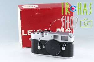 Leica Leitz M4 35mm Rangefinder Film Camera With Box #43017L1