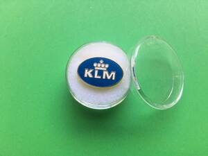 KLM ピン　バッジ KLM オランダ航空　スカイチーム　冠ロゴ おしゃれ　かわいい