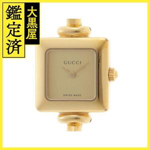 GUCCI　グッチ　バングルウォッチ　1900L　GP　女性用クオーツ時計【473】