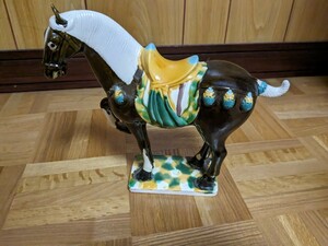 陶器★馬の置物★中古★台湾土産26 × 23 × 10cm★台湾故宮博物館