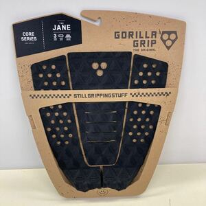 新品 正規 GORILLA GRIP THE JANE BLACK デッキパッド ゴリラ グリップ ジェーン ブラック 黒 トラクション デッキパッチ FCS サーフィン