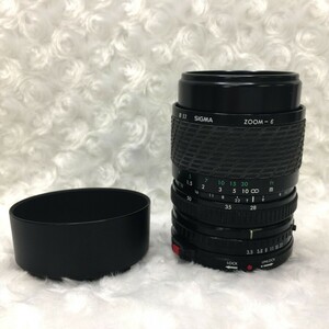 SIGMA MF 28-70mm f3.5-4.5 シグマ フィルター径：52mm マウント不明 マルチコート 標準ズームレンズ フード付 現状品 ／ 05-00971