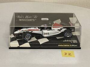 送料無料　ミニチャンプス　1/43 MINICHAMPS B.A.R Honda Showcar 2005 T.Sato ホンダ ショーカー 佐藤琢磨 ミニカー