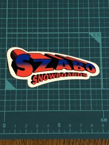 ステッカー　SZABO SNOWBOARDS　SZABOを知ってる方は超マニアックなスノーボーダー