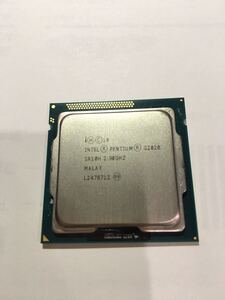 intel Pentium G2020 Bios起動確認済み　中古