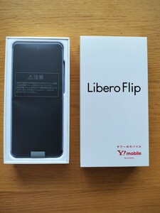 【未使用品】【送料無料】Y!mobile ワイモバイル Libero Flip A304ZT ブルー