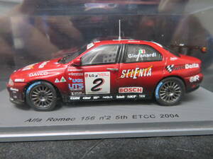 1/43　アルファロメオ　156　ETCC　2004　5th　＃2