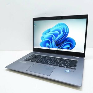 〇HP ZBook Studio G5【第8世代Core i7 8750H/メモリ32GB/SSD512GB/Win11Pro-/webカメラ/無線LAN/フルHD/QuadroP1000/AC欠/訳あり】