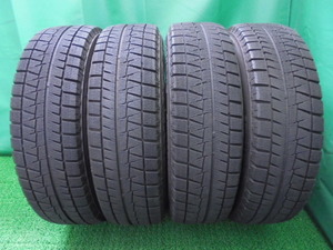 d39◆スタッドレスタイヤ BRIDGESTONE BLIZZAK REVO GZ◆ブリヂストン BS ブリザック 185/70R14 88Q M+S 中古冬タイヤ4本セット