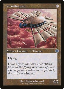 MTG ■無/英語版■ 《羽ばたき飛行機械/Ornithopter》▲旧枠▲ 兄弟戦争 BRO