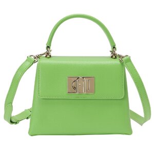 フルラ ハンドバッグ FURLA WB00109 ARE000 1995S 1927 ミニ トップハンドル 2WAY ショルダー クロスボディ グリーン レディース