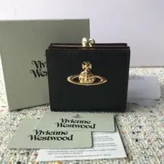 新品◆VivienneWestwood ヴィヴィアン 二つ折りがま口財布 正規品