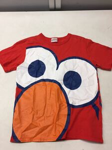 送料無料☆半袖Tシャツ☆キャラクター エルモ☆USJ☆赤 レッド☆Sサイズ☆♯30423mtj130