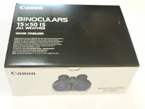 ★新品未使用★未開封品★CANON キヤノン 防振双眼鏡 BINOCULARS 15×50 IS AW ALLWEATHER 15倍