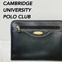 CAMBRIDGE UNIVERSITY ポロクラブ セカンドバッグ レザー