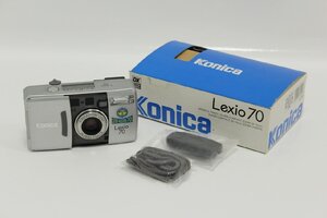 未使用保管品 KONICA コニカ Lexio70 コンパクトフィルムカメラ シャッターOK フラッシュOK 通電確認済み 1-H006W/1/060