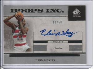 【ELVIN HAYES】2006-07 UPPER DECK SP SIGNATRE EDITION 直筆サインカード 09/50