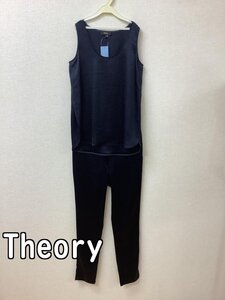 セオリー (Theory) ネイビーサテン セットアップ サイズトップスP パンツ0