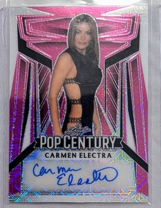 2023 Leaf Pop Century Carmen Electra Autograph 7/7 カルメン・エレクトラ 直筆サインカード Auto