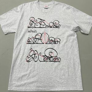 シュプリーム supreme Tシャツ 未使用 2018年 半袖 グレー　gray Mサイズ MADE IN USA アメリカ製 メンズ