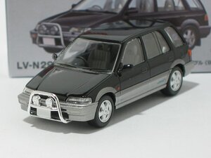 ホンダ シビックシャトル ビーグル（黒／グレー）94年式 LV-N293a【トミーテック社1/64ミニカー】【トミカの時】