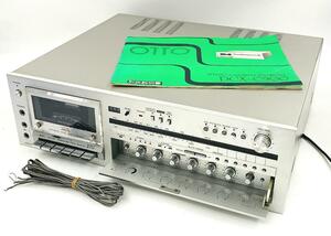 OTTO(オットー)FM/AMステレオレシーバー カセットデッキ DCX-C900 SANYO サンヨー 取扱説明書付属【ジャンク】
