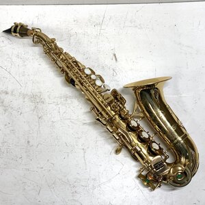 【ジャンク】MARCATO カーブドソプラノサックス SELMER マウスピース付き マルカート SOPHIA SERIES 管楽器 ※引取り可 □