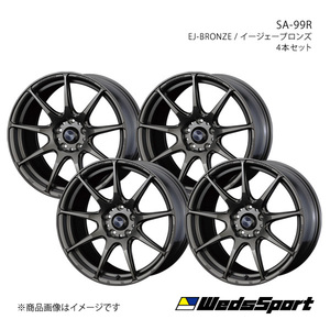 WedsSport/SA-99R インプレッサWRX STI GDB アルミホイール4本セット【18×7.5J 5-100 INSET45 EJ-BRONZE】0073902×4