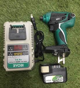 【ジャンク品】★リョービ(RYOBI) 充電式インパクトドライバ 14.4V BID-143 657000A ITU7P2HC8KNW