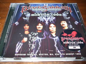 Black Sabbath《 Definitive Boston 92 Pre FM Master 》★ライブ２枚組