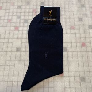 未着用　メンズソックス　ビジネスソックス　靴下　25cm ダークネイビー イブサンローラン YVES SAINT LAURENT