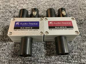 【USED】AudioReplas分岐アダプタ BLS-MFM-N（ペア）21U9046211729 