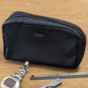 【送料無料1円〜未使用新品】TUMI×DELTA(トゥミ×デルタ航空)/ナイロンポーチ 17x11x4cm 15