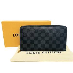 LOUIS VUITTON ルイ ヴィトン ダミエグラフィット ジッピー オーガナイザー ラウンドファスナー長財布 N60111