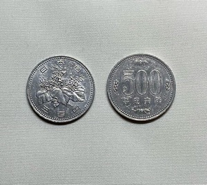 【吉平の館】★旧５００円 硬貨　☆平成６年　※１枚