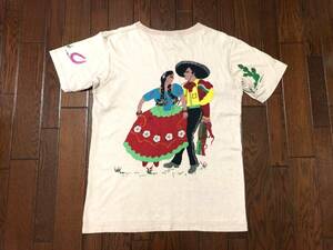 Bohemians ボヘミアンズ メキシカン Tシャツ M ベージュ メキシコ 日本製