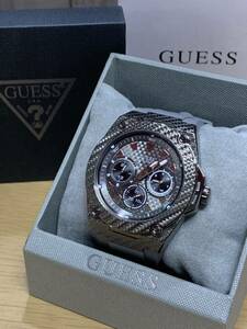 美品 GUESS ゲス メンズ腕時計 W1048G1 クオーツ