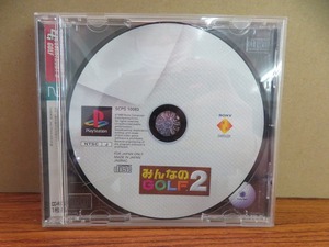 KM7082★PS みんなのゴルフ2 みんなのGOLF 2 ケース付説明書無 起動確認済 研磨・クリーニング済 プレイステーション