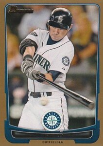 イチロー 2012 BOWMAN GOLD BORDERED SEATTLE MARINERS