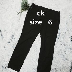 ck カルバン・クライン　黒パンツ　サイズ6 美品