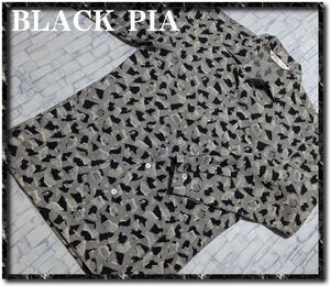 ★BLACK PIA　ブラックピア　ジャガード長袖シャツ★