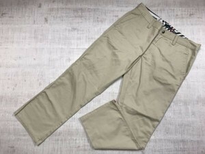 クイックシルバー QUIKSILVER サーフ ストリート アメカジ ストレート TCツイル チノパンツ ボトムス メンズ 32 ベージュ