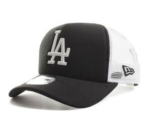 LA ドジャース MLB ★ New Era メッシュ 黒 キャップ 