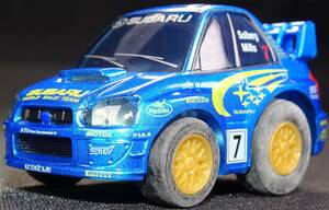 チョロQ インプレッサ WRX スバル ワールドラリーカーセットより＃7 ソルベルグ車 タカラ WRC