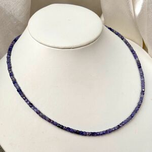 タンザナイト！40ct綺麗！天然石ネックレス　 jewelry necklace 40+5cm タンザナイトネックレス ジュエリー