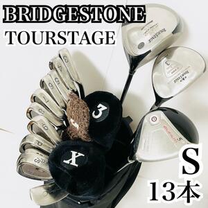 TOURSTAGE 1流メーカーセット メンズゴルフ 入門 初心者 やさしい ツアーステージ ブリヂストン BRIDGESTONE キャディバッグ アイアン