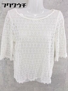 ◇ SHIPS シップス 半袖 Tシャツ カットソー ホワイト レディース