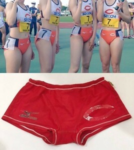 ◆激レア■選手支給品◆中央大学◆ユニフォーム パンツ 駅伝◆陸上◆ EXER SUITS レッド 赤 S 箱根駅伝 陸上部 駅伝部 ON2458